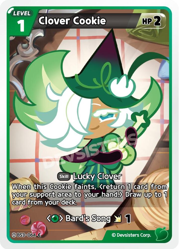 Clover Cookie (BS3-064) Common (BS3-BS4)
