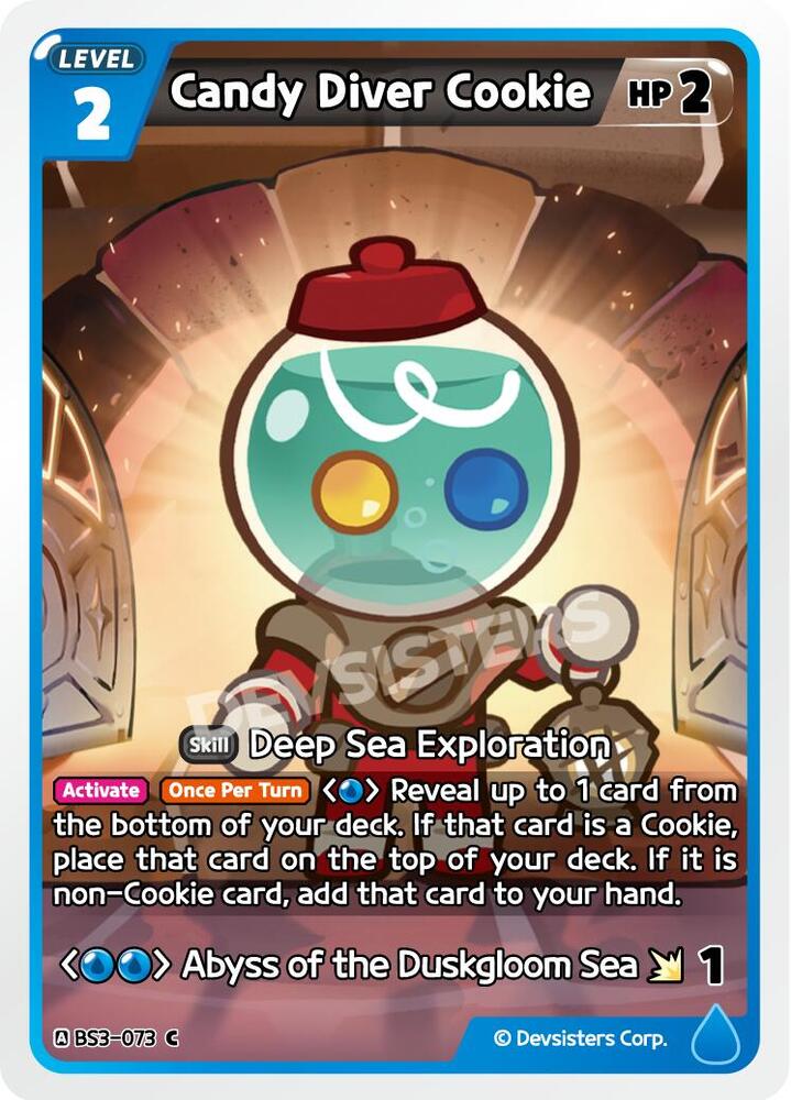 Candy Diver Cookie (BS3-073) Common (BS3-BS4)