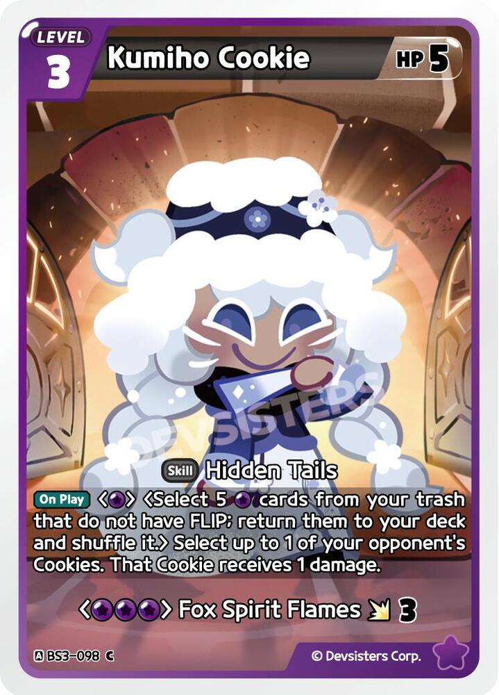 Kumiho Cookie (BS3-098) Common (BS3-BS4)