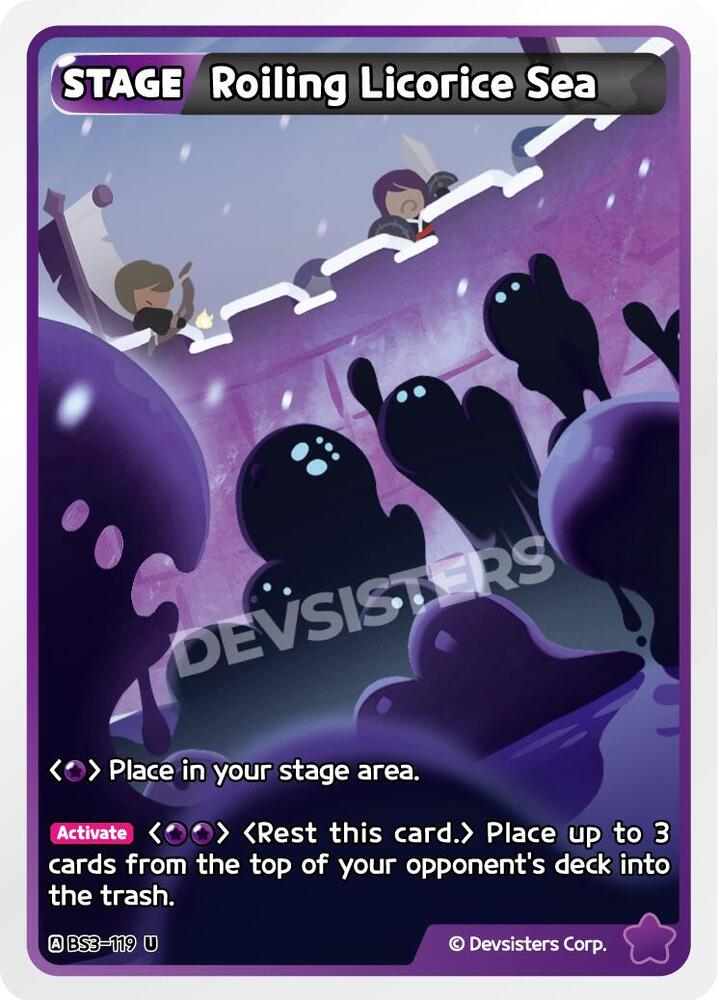 Roiling Licorice Sea (BS3-119) Uncommon (BS3-BS4)