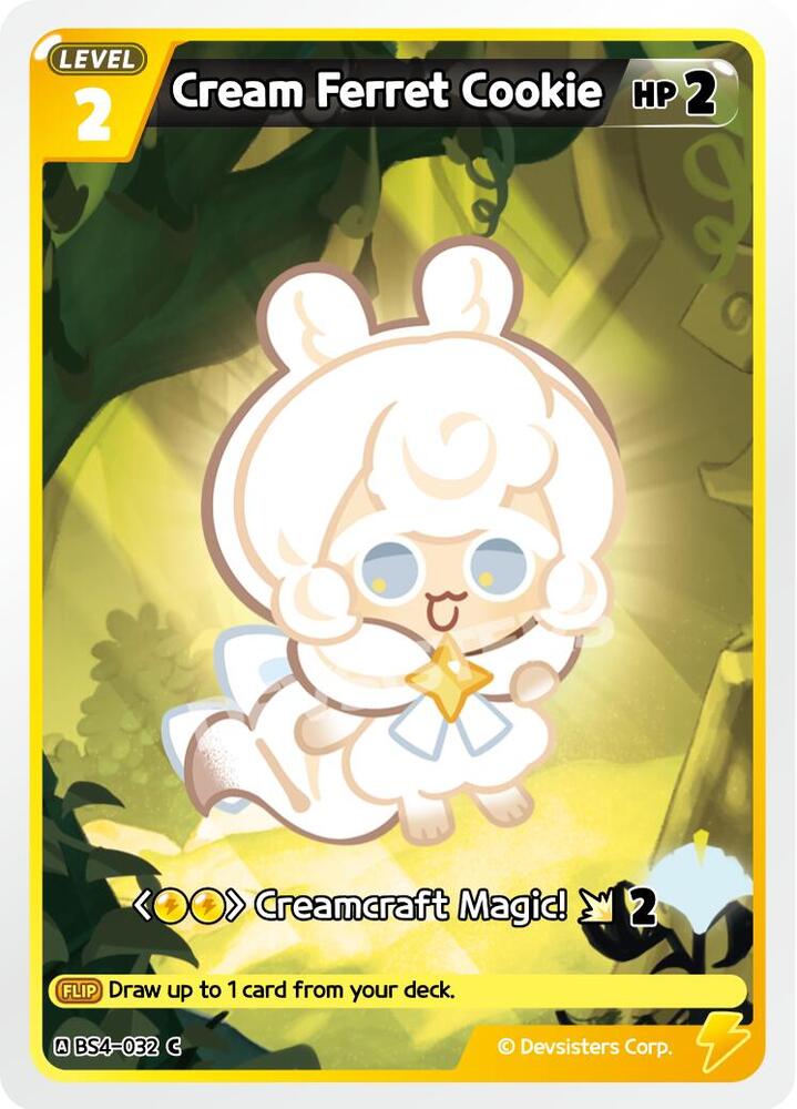 Cream Ferret Cookie (BS4-032) Common (BS3-BS4)