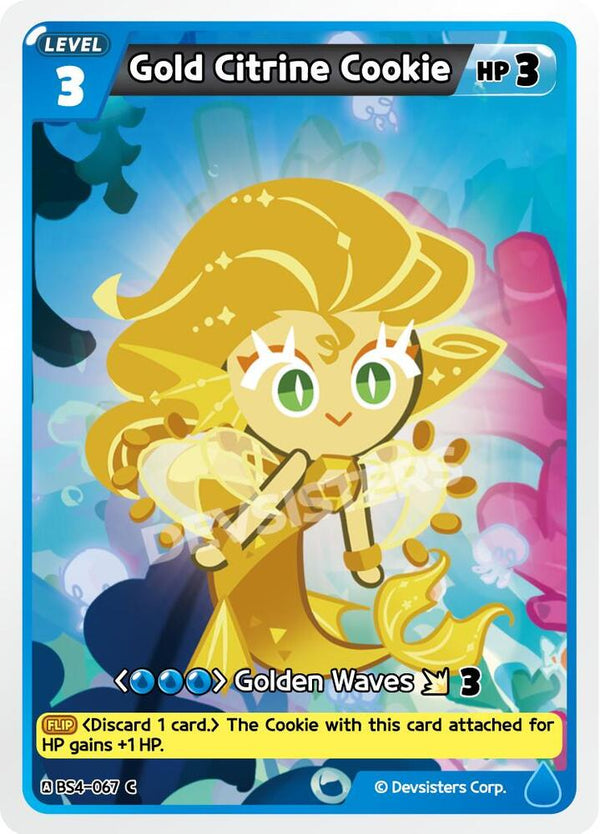 Gold Citrine Cookie (BS4-067) Common (BS3-BS4)