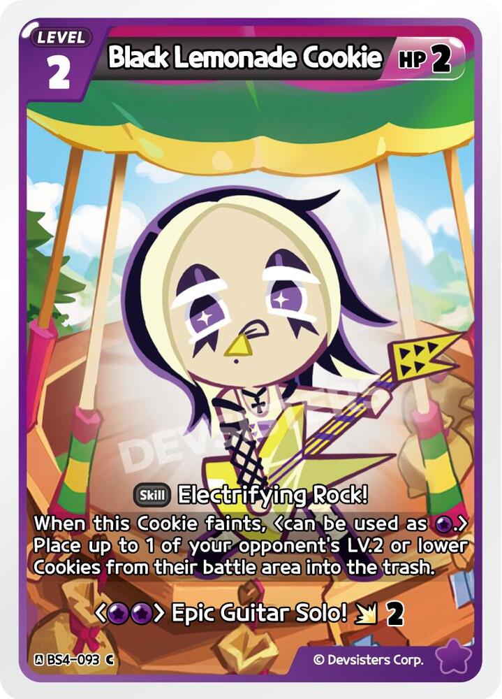 Black Lemonade Cookie (BS4-093) Common (BS3-BS4)