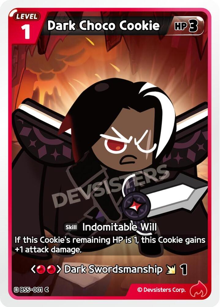 Dark Choco Cookie (BS5-001) Common (BS5-BS7)