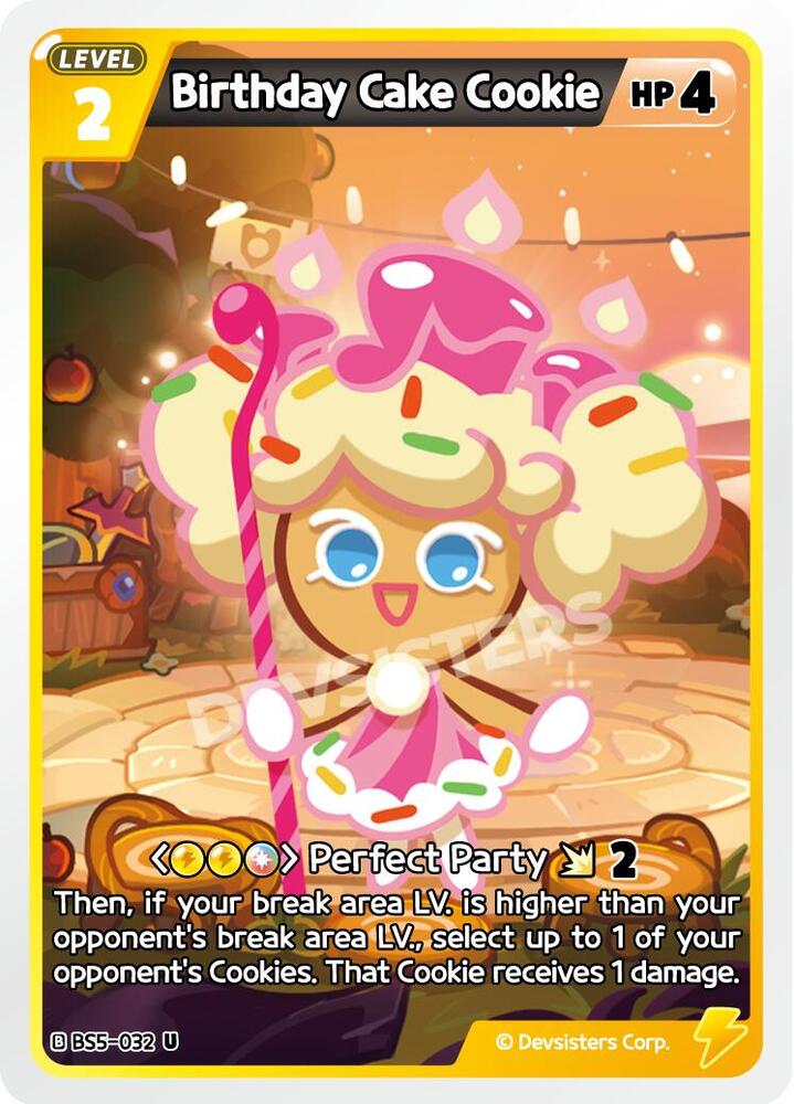 Birthday Cake Cookie (BS5-032) Uncommon (BS5-BS7)