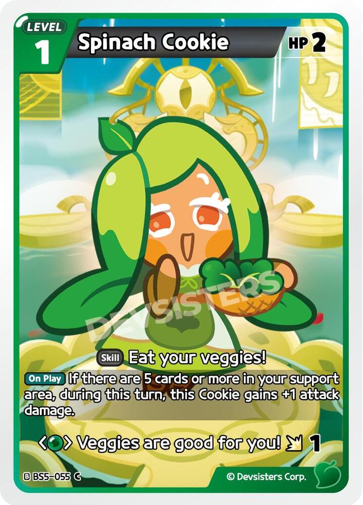 Spinach Cookie (BS5-055) Common (BS5-BS7)