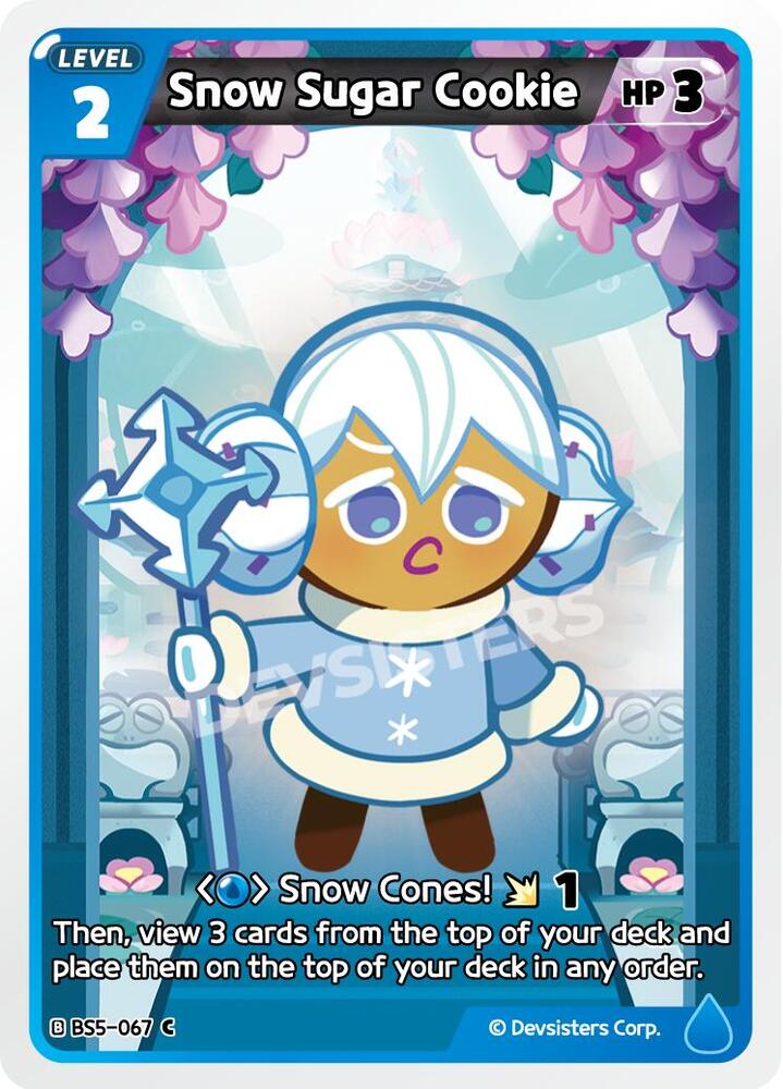 Snow Sugar Cookie (BS5-067) Common (BS5-BS7)