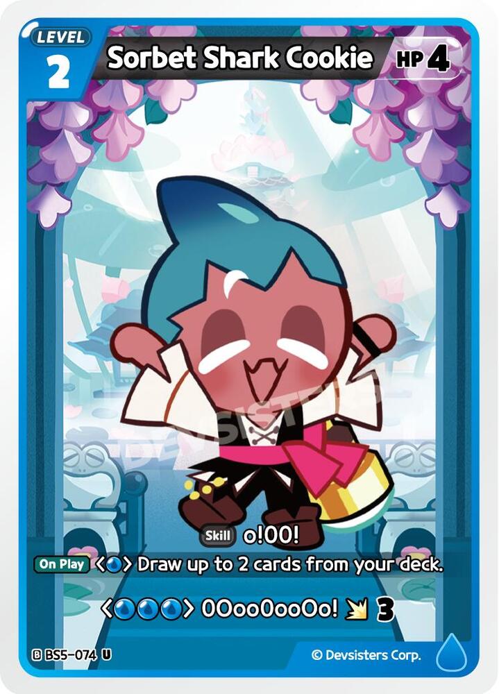Sorbet Shark Cookie (BS5-074) Uncommon (BS5-BS7)