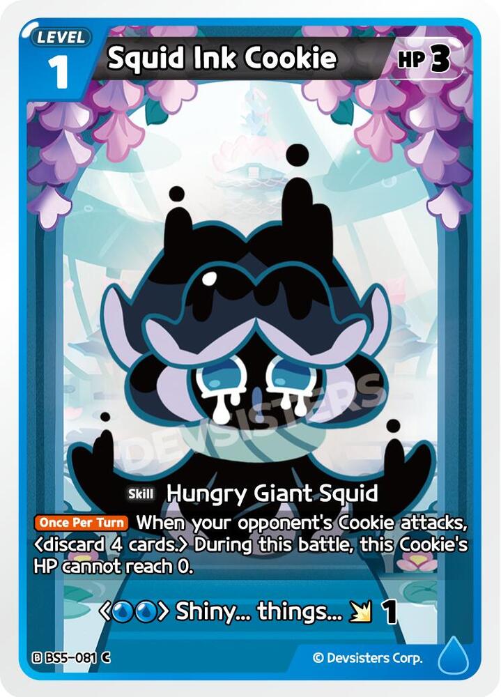 Squid Ink Cookie (BS5-081) Common (BS5-BS7)