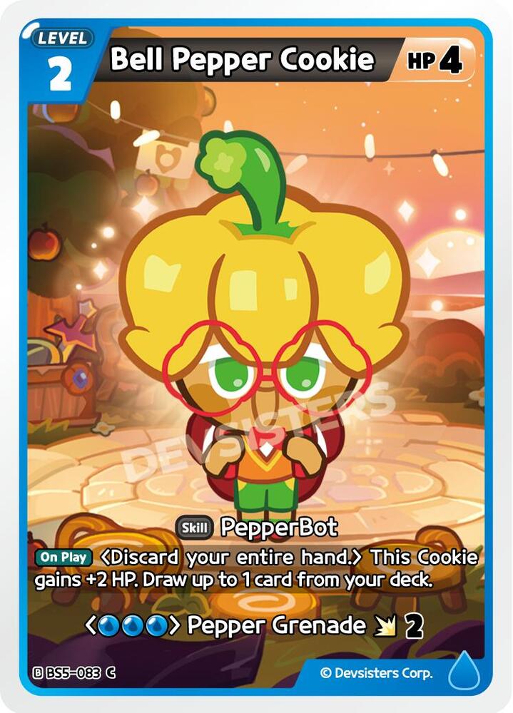 Bell Pepper Cookie (BS5-083) Common (BS5-BS7)
