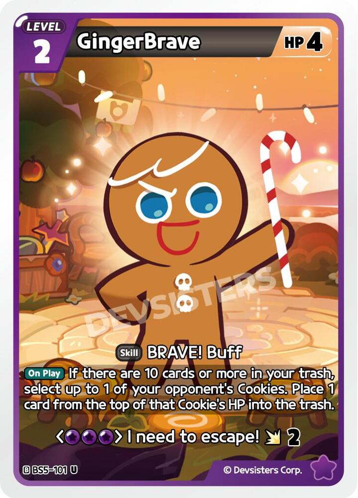 GingerBrave (BS5-101) Uncommon (BS5-BS7)
