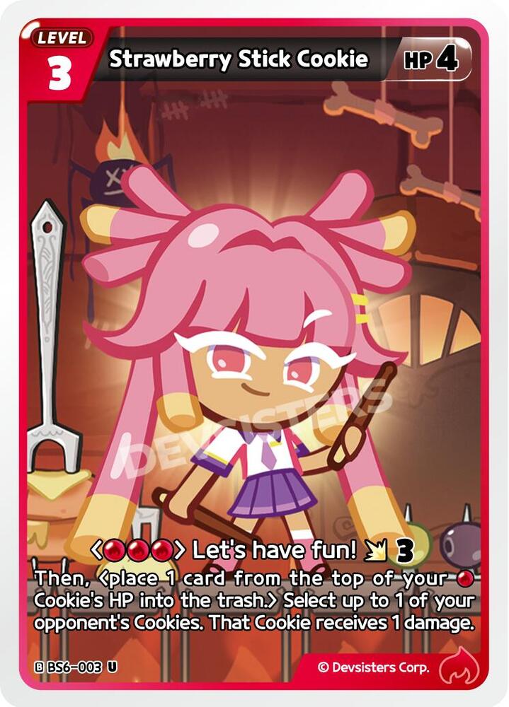 Strawberry Stick Cookie (BS6-003) Uncommon (BS5-BS7)
