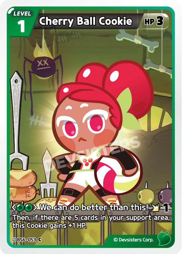Cherry Ball Cookie (BS6-053) Common (BS5-BS7)