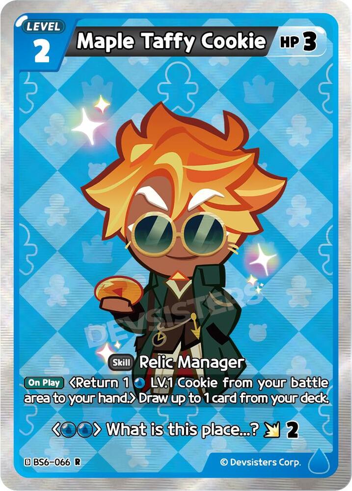 Maple Taffy Cookie (BS6-066) Rare (BS5-BS7)