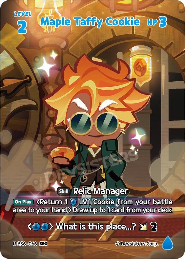 Maple Taffy Cookie (SEC) (BS6-066) Secret Rare (BS5-BS7)