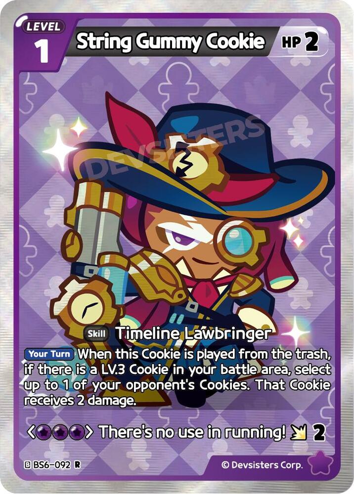 String Gummy Cookie (BS6-092) Rare (BS5-BS7)