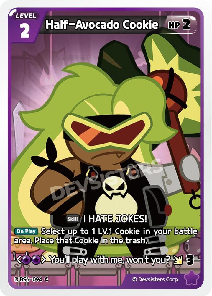 Half-Avocado Cookie (BS6-094) Common (BS5-BS7)