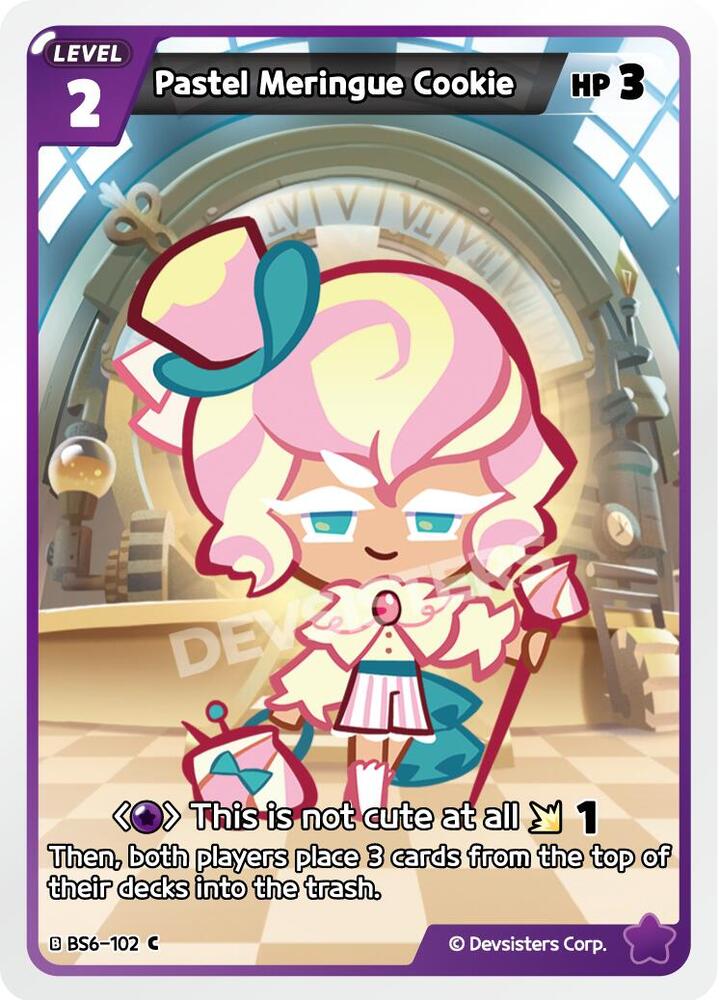 Pastel Meringue Cookie (BS6-102) Common (BS5-BS7)