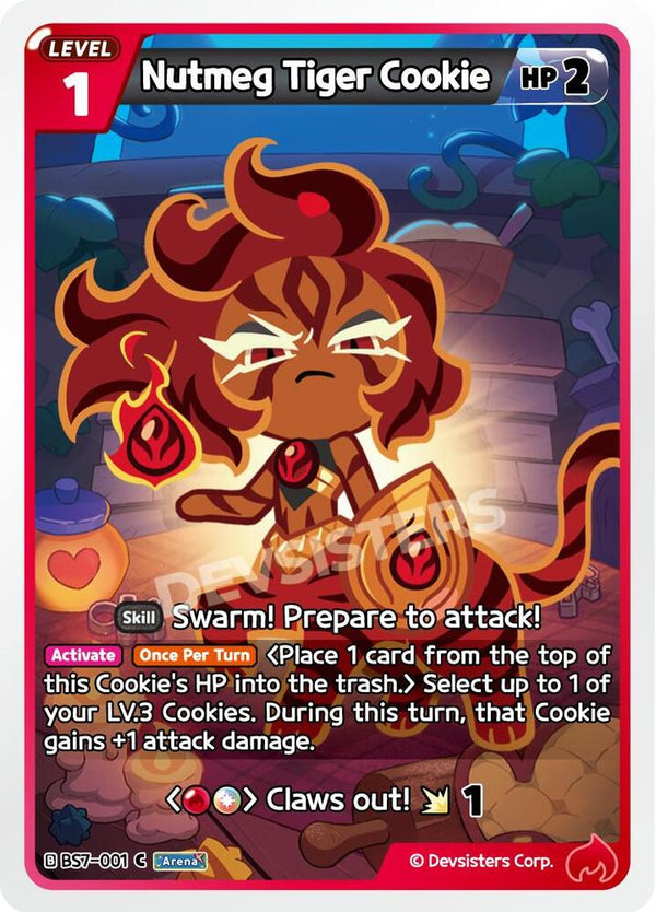 Nutmeg Tiger Cookie (BS7-001) Common (BS5-BS7)