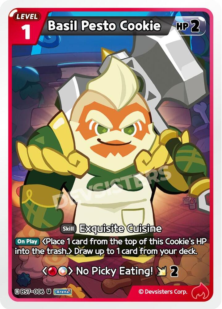 Basil Pesto Cookie (BS7-006) Uncommon (BS5-BS7)