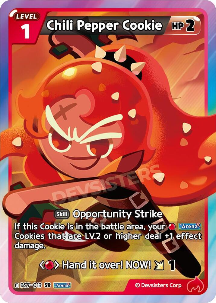 Chili Pepper Cookie (BS7-013) Super Rare (BS5-BS7)