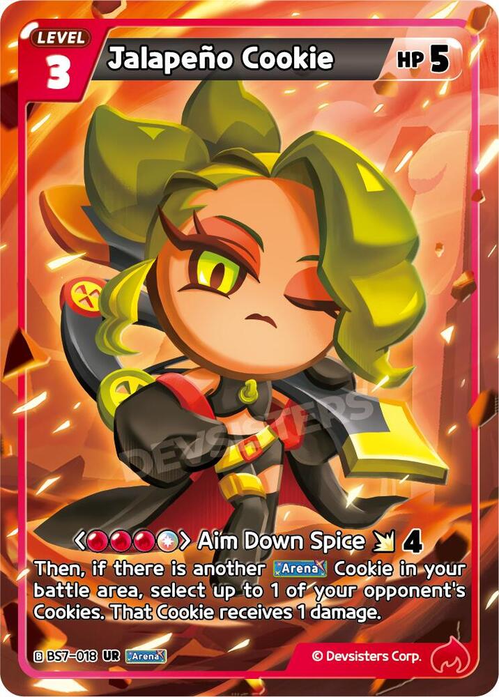 Jalapeno Cookie (BS7-018) Ultra Rare (BS5-BS7)