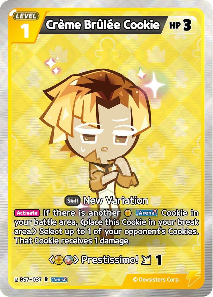 Creme Brulee Cookie (BS7-037) Rare (BS5-BS7)