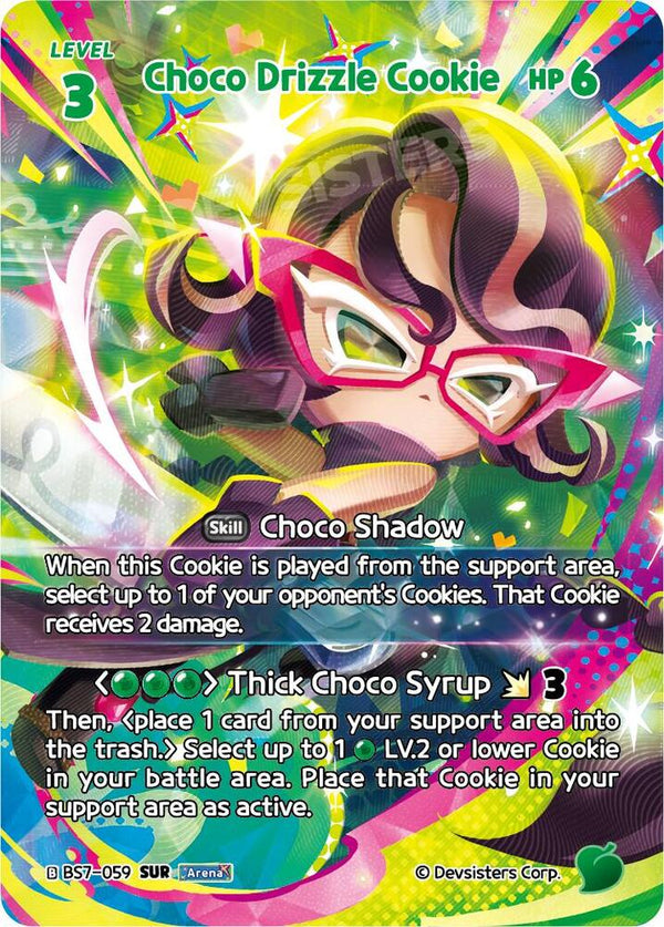 Choco Drizzle Cookie (SUR) (BS7-059) Secret Ultra Rare (BS5-BS7)