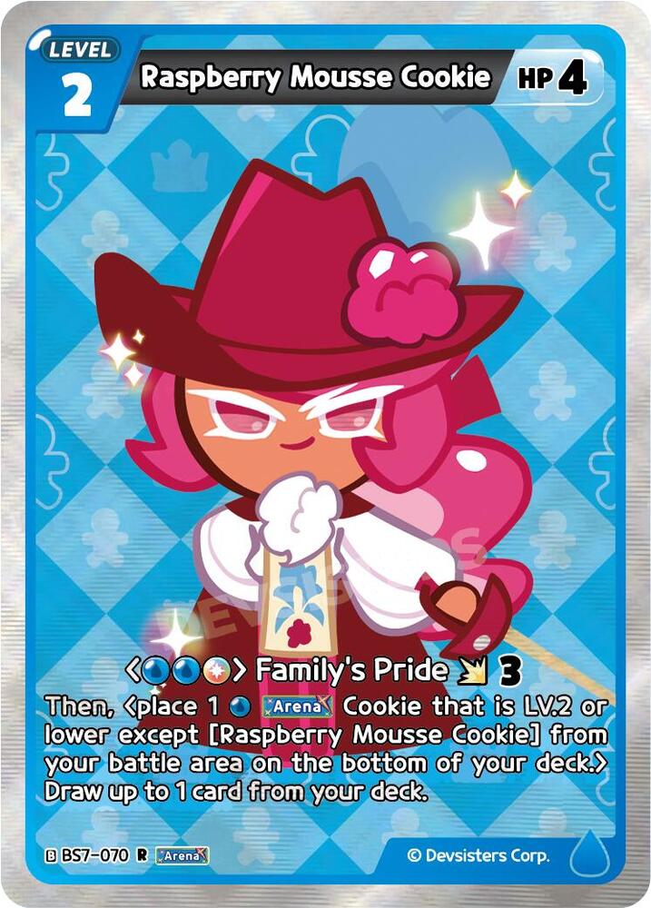 Raspberry Mousse Cookie (BS7-070) Rare (BS5-BS7)