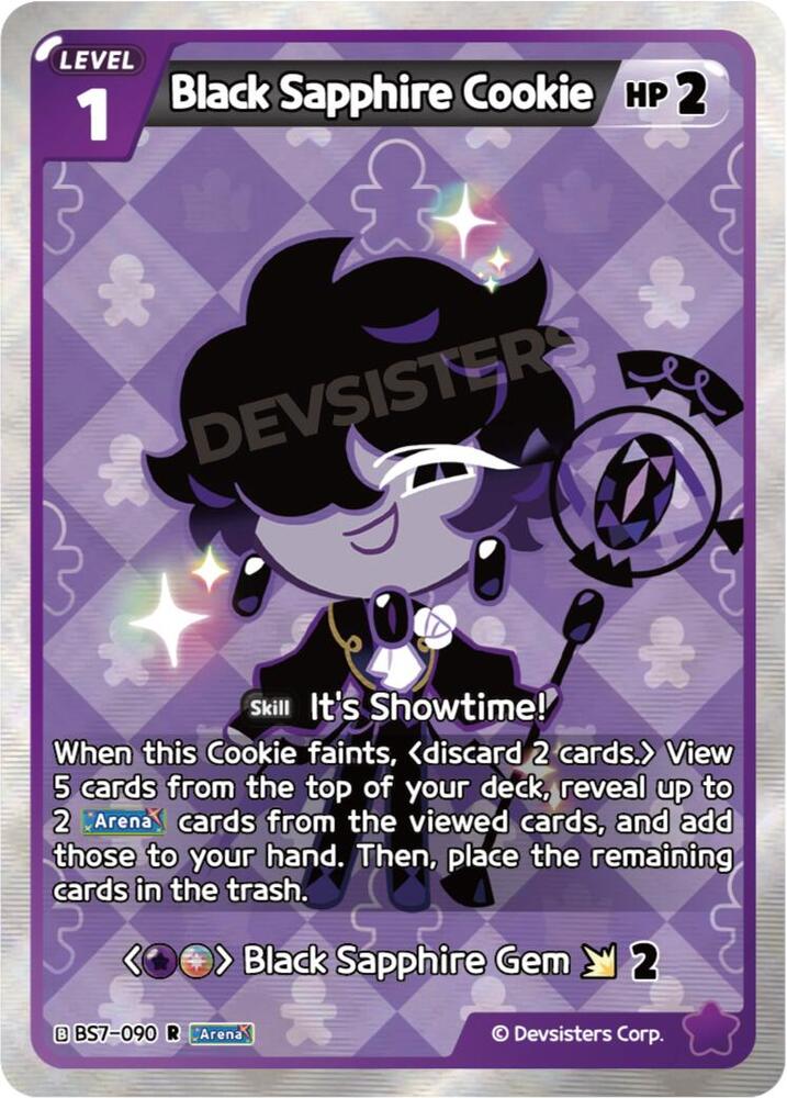 Black Sapphire Cookie (BS7-090) Rare (BS5-BS7)