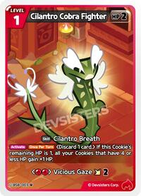 Catalog image | Cilantro Cobra Fighter - BS8-003 - A Game of Truth and Deceit | A Game of Truth and Deceit | BS8-003