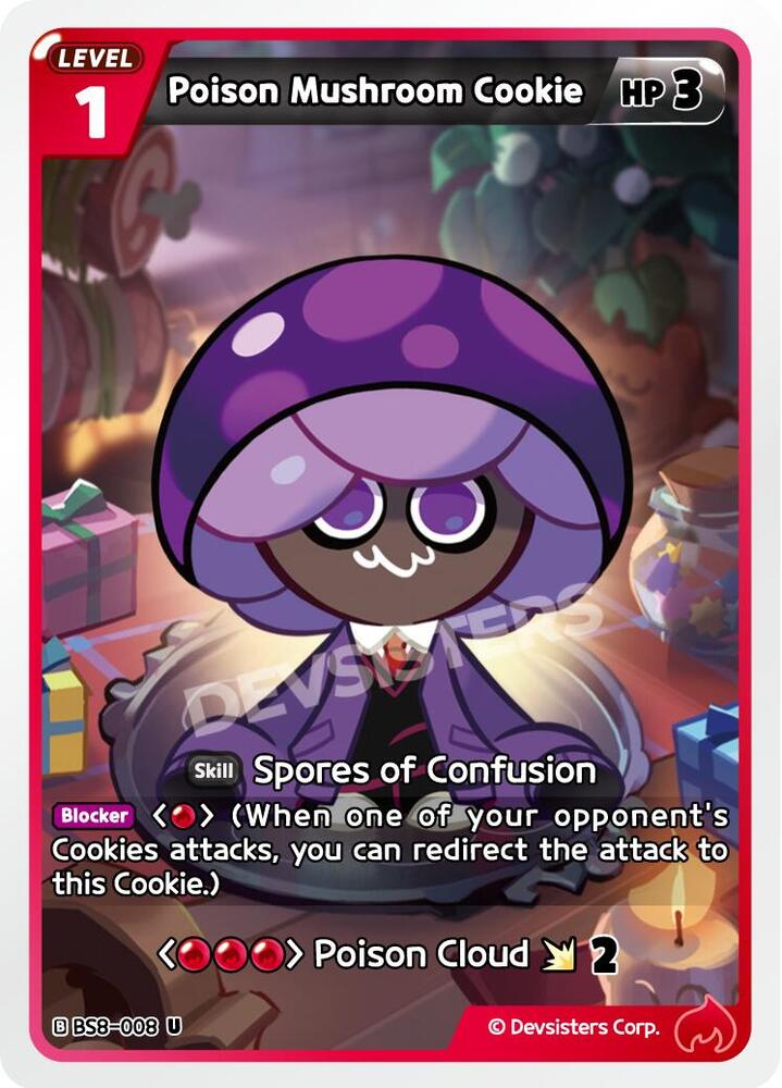 Poison Mushroom Cookie (BS8-008) Uncommon (BS8-BS9)