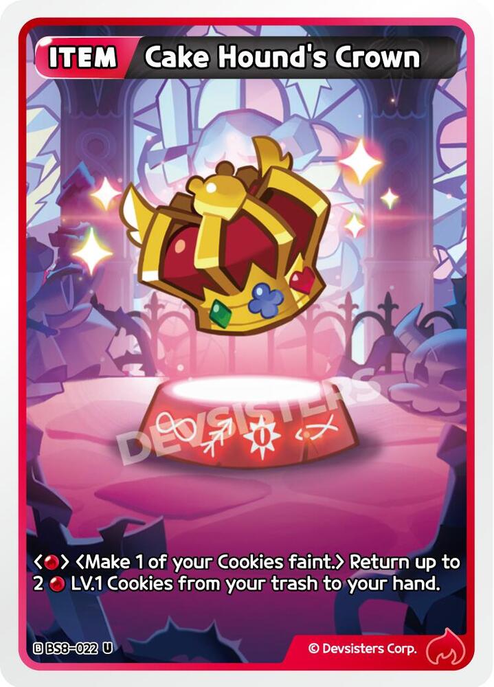 Cake Hound's Crown (BS8-022) Uncommon (BS8-BS9)
