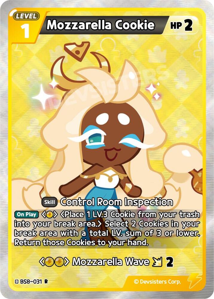 Mozzarella Cookie (BS8-031) Rare (BS8-BS9)