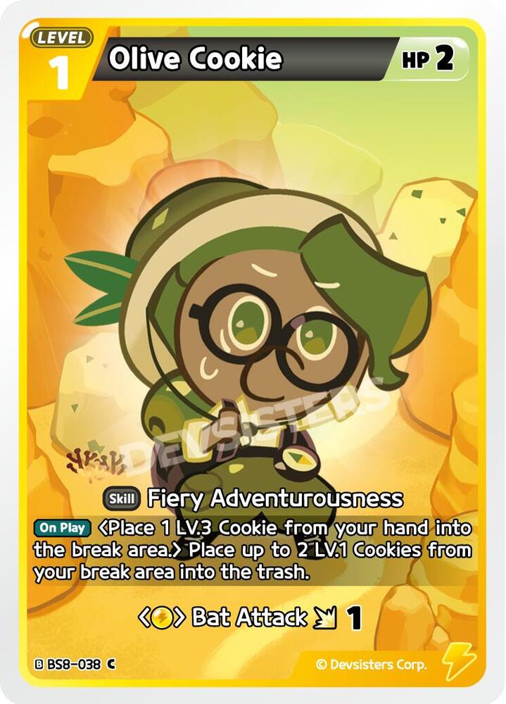 Olive Cookie (BS8-038) Common (BS8-BS9)