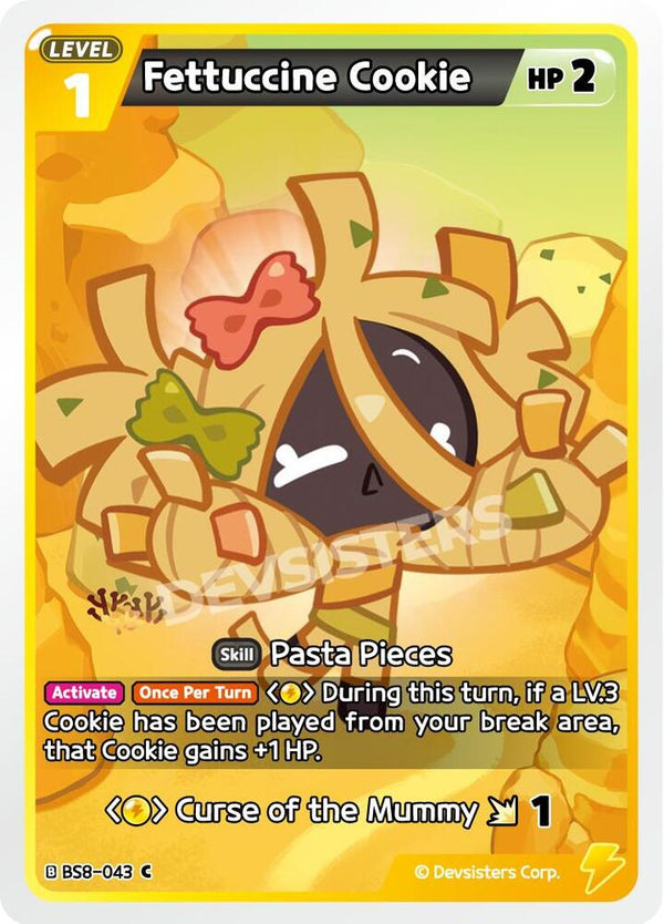 Fettuccine Cookie (BS8-043) Common (BS8-BS9)