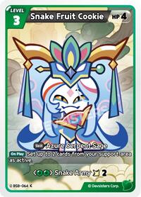 Catalog image | Snake Fruit Cookie - BS8-064 - A Game of Truth and Deceit | A Game of Truth and Deceit | BS8-064