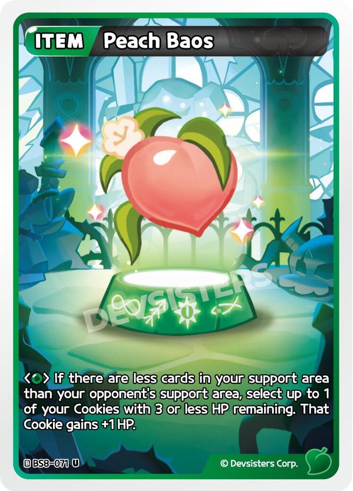 Peach Baos (BS8-071) Uncommon (BS8-BS9)