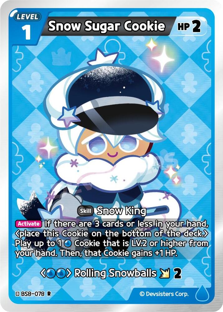 Snow Sugar Cookie (BS8-078) Rare (BS8-BS9)