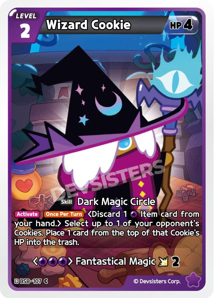 Wizard Cookie (BS8-107) Common (BS8-BS9)