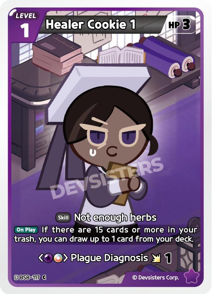 Healer Cookie 1 (BS8-117) Common (BS8-BS9)