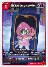 Catalog image | Strawberry Cookie (Ver. 1) - BS9-003 - A Game of Truth and Deceit | A Game of Truth and Deceit | BS9-003