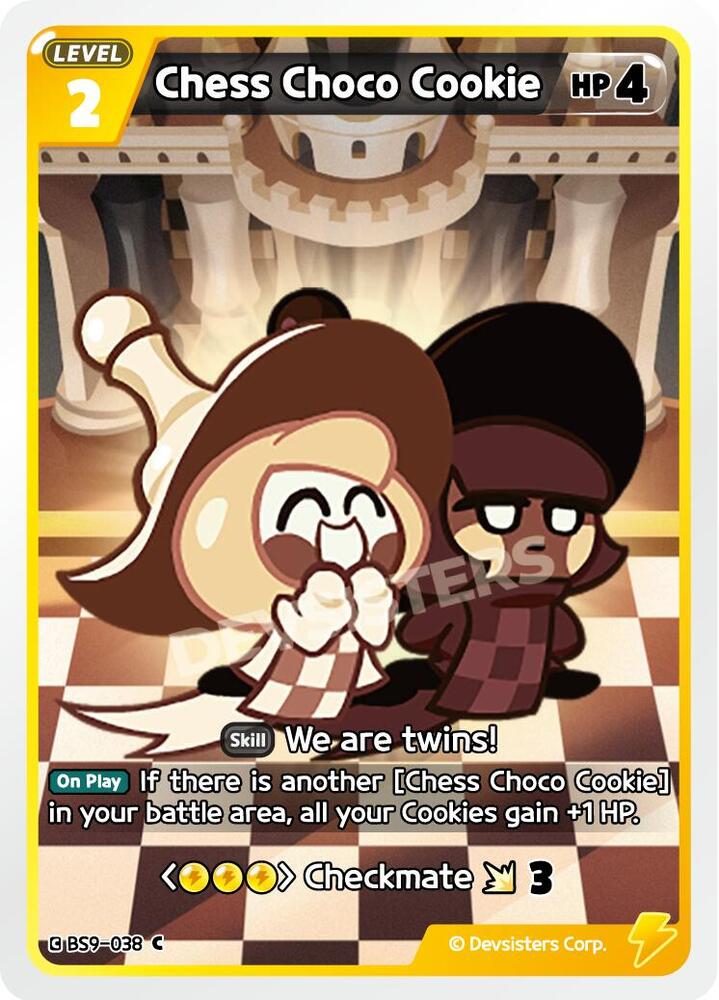 Chess Choco Cookie (BS9-038) Common (BS8-BS9)