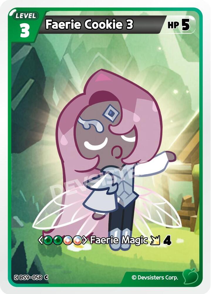 Faerie Cookie 3 (BS9-058) Common (BS8-BS9)