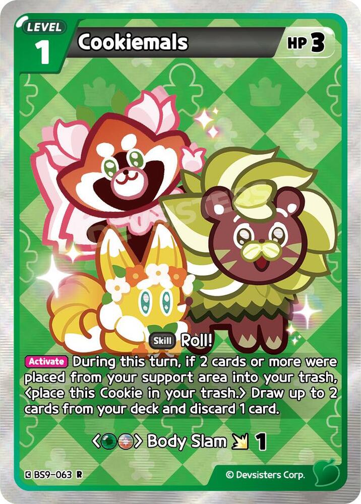 Cookiemals (BS9-063) Rare (BS8-BS9)