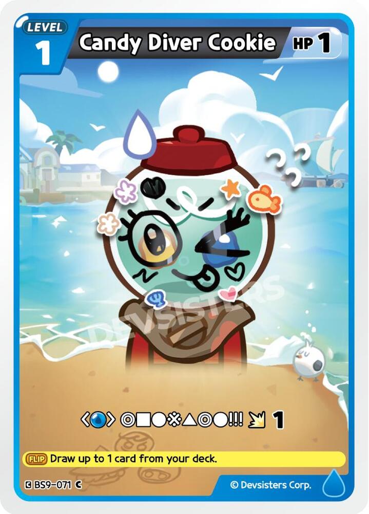 Candy Diver Cookie (BS9-071) Common (BS8-BS9) - 2nd Art Work