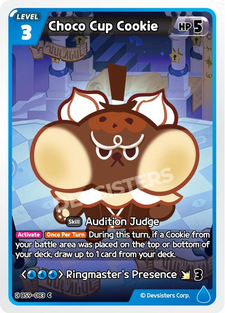 Choco Cup Cookie (BS9-083) Common (BS8-BS9)