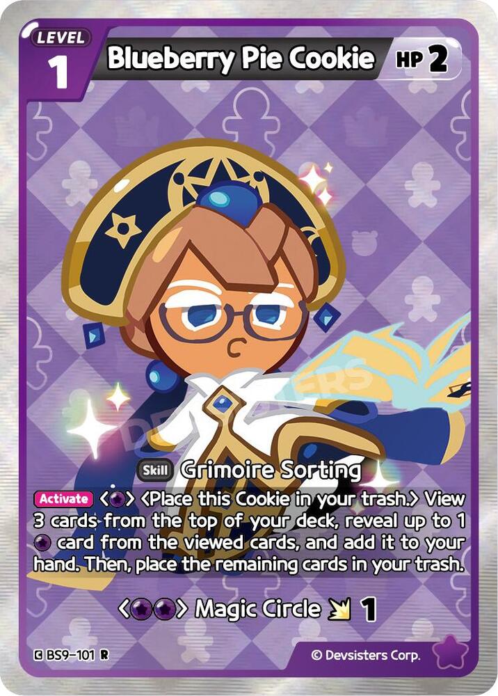 Blueberry Pie Cookie (BS9-101) Rare (BS8-BS9)