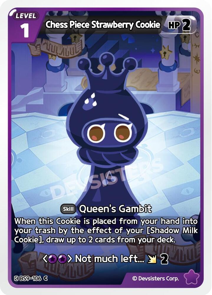 Chess Piece Strawberry Cookie (BS9-106) Common (BS8-BS9)
