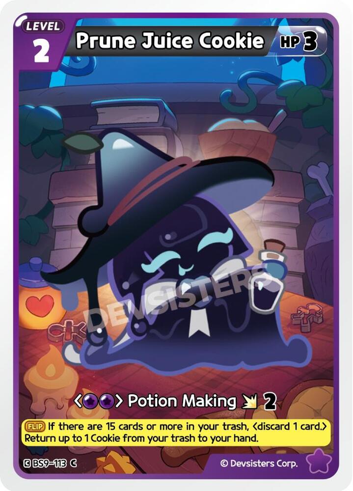 Prune Juice Cookie (BS9-113) Common (BS8-BS9) - 2nd Art Work